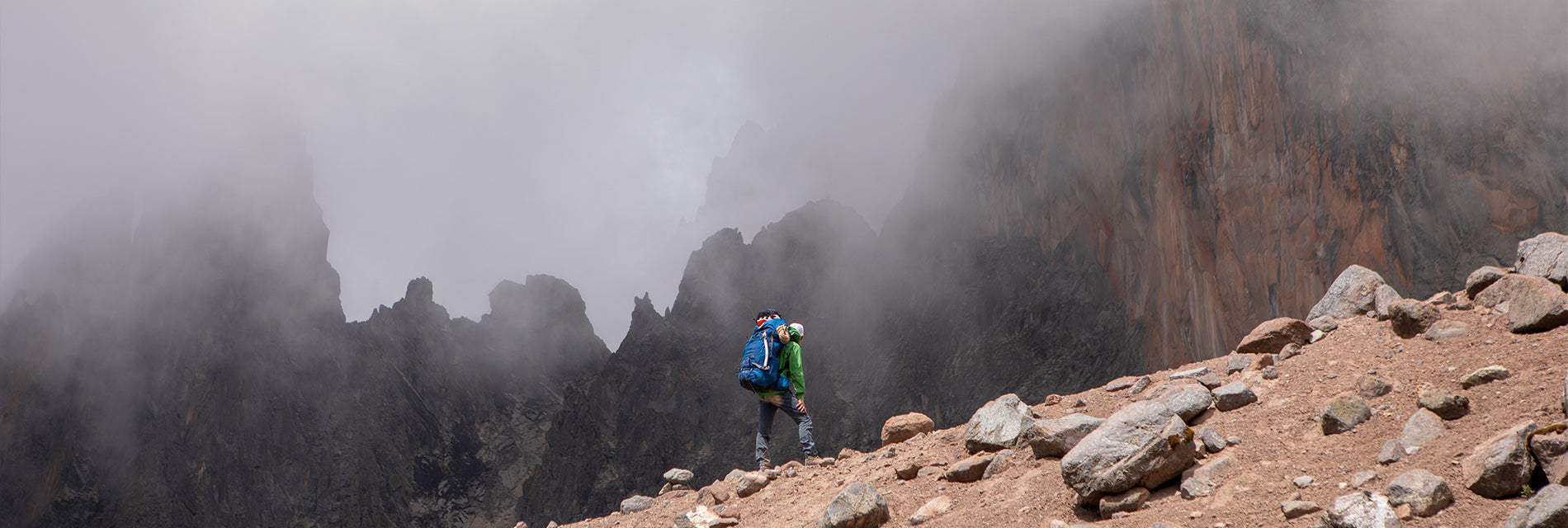 In Flight on Mount Kenya